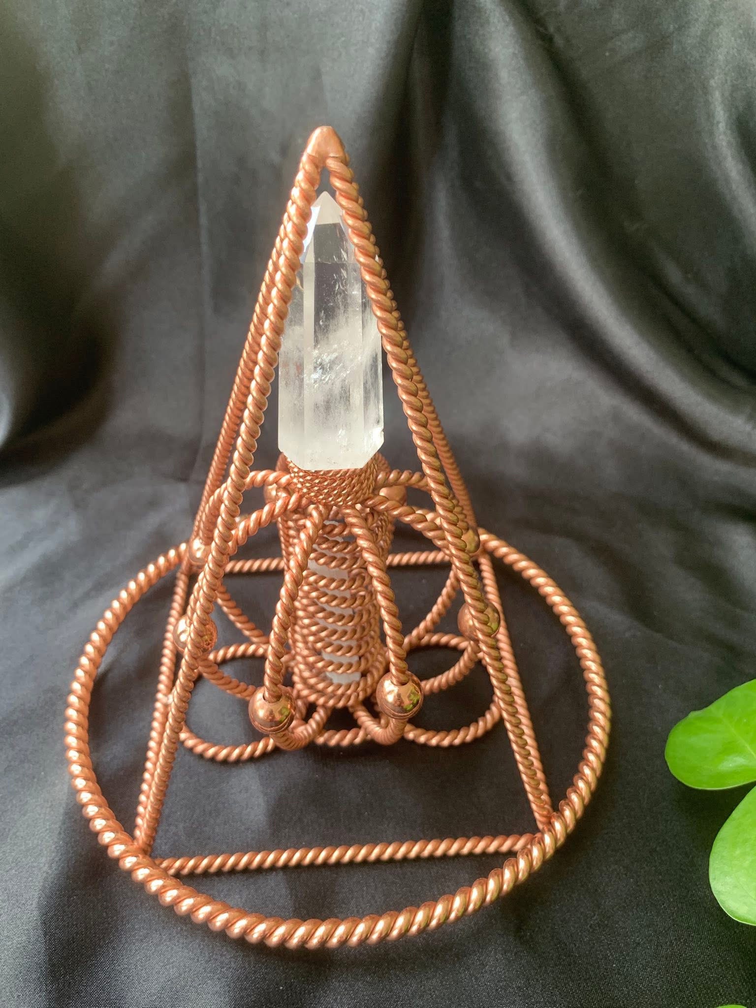 NUBIAN PYRAMID WITH 144MHz HARMONIZER & QUARTZ CRYSTALS